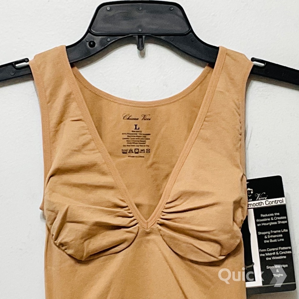 NWT 2-pk Firm Control Shaper Long Camisole - Picture 2 of 15